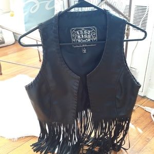 Fringed vest